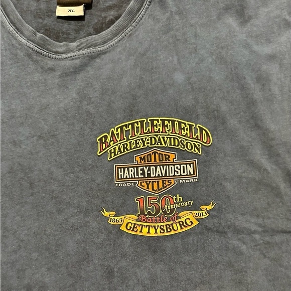 Harley Davidson Little Round Top Gettysburg, PA Men’s XL sleeveless t sh…​​​ - Picture 6 of 6